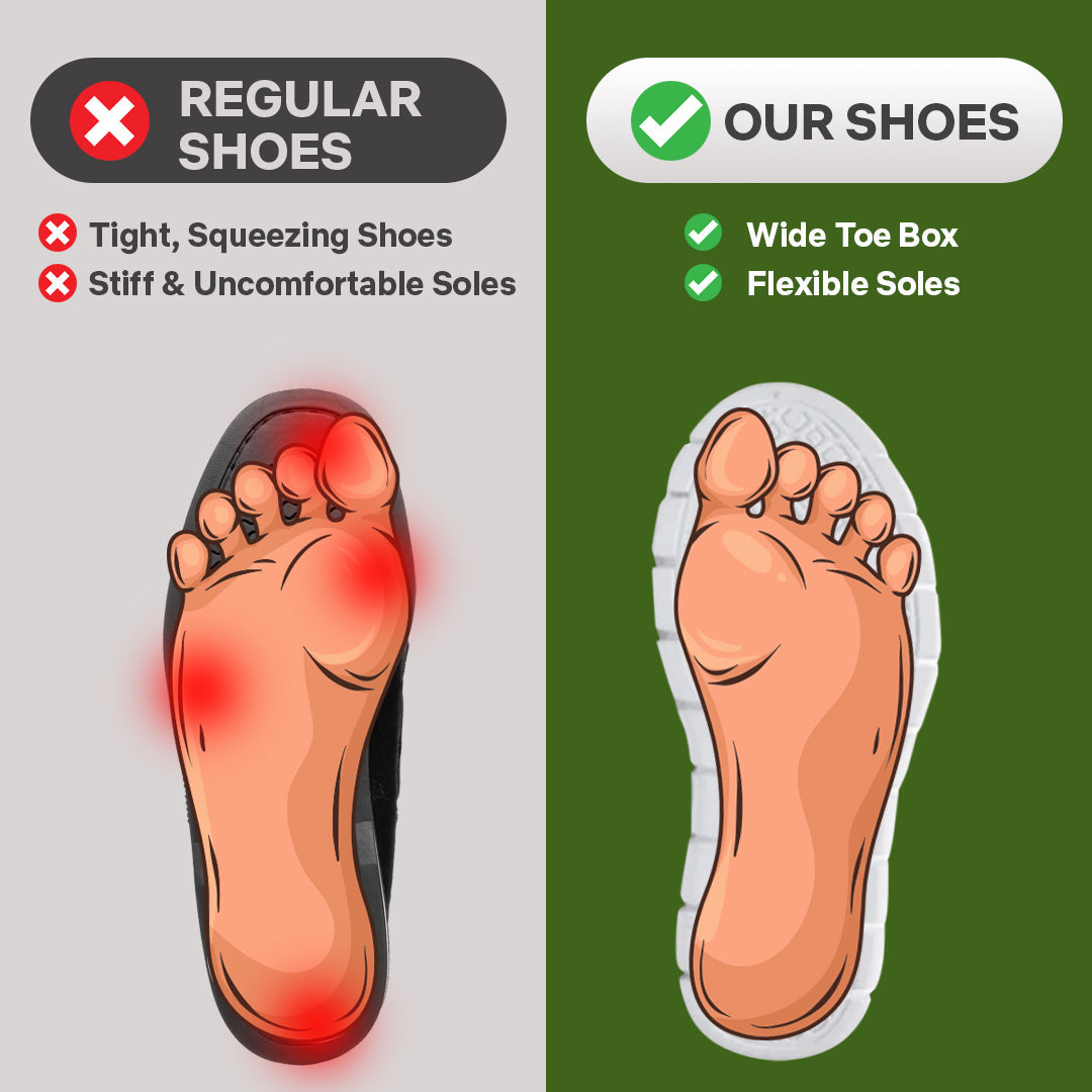 Ultra Comfy Shoes "Black Sole Editions" Buy 1 Get 1 Free