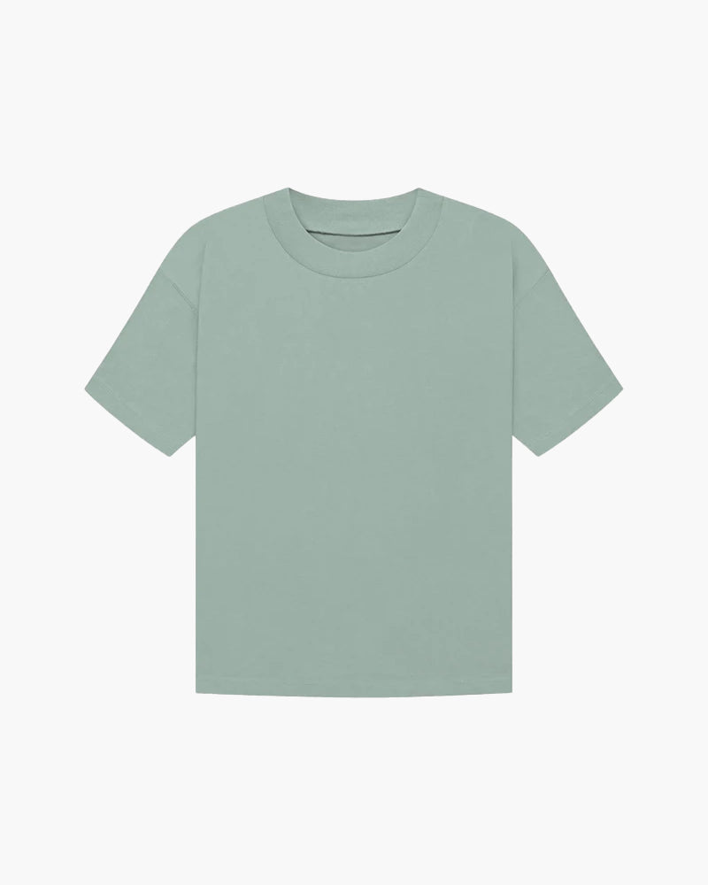 Verfijnd effen T-shirt
