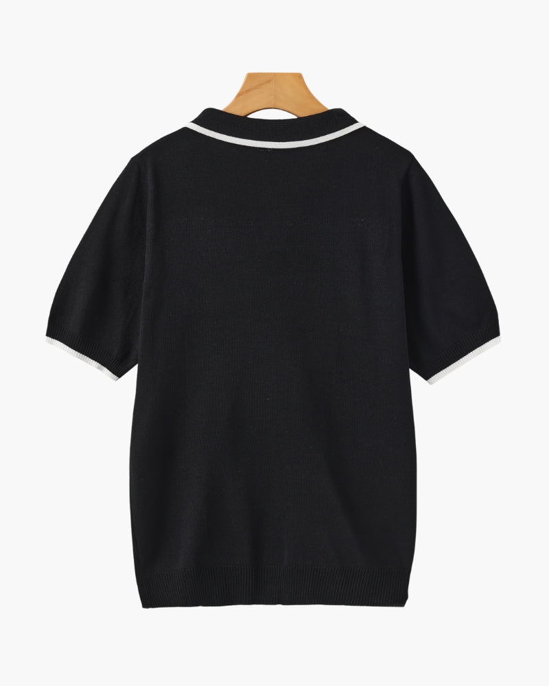 The Alderley Polo – Refined Contrast, Everyday Sophistication