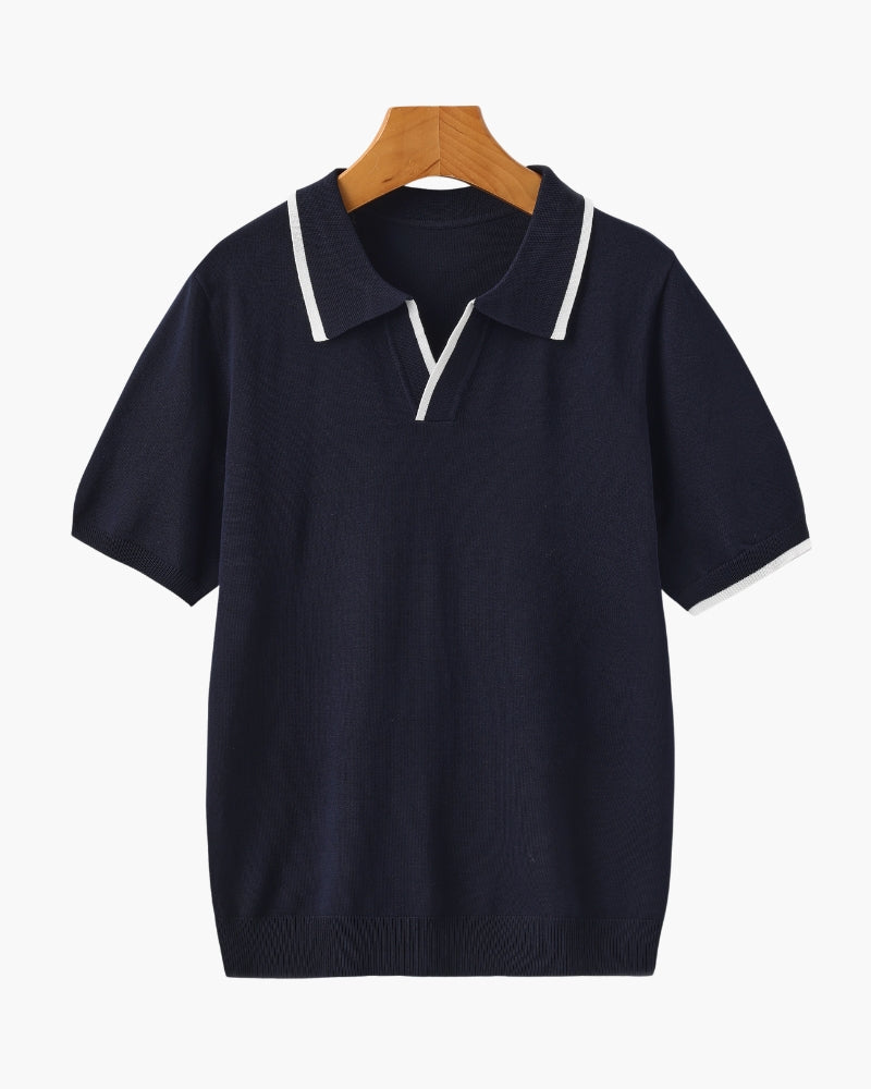 The Alderley Polo – Refined Contrast, Everyday Sophistication
