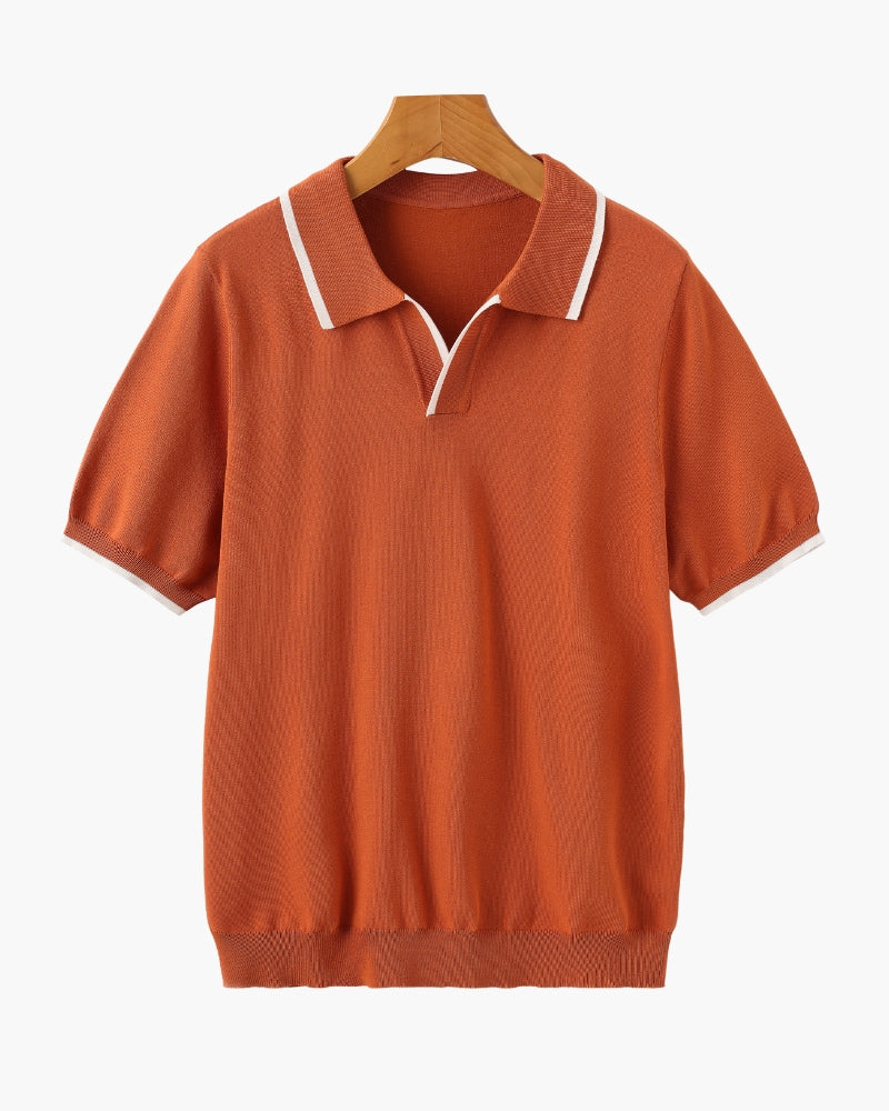 The Alderley Polo – Refined Contrast, Everyday Sophistication