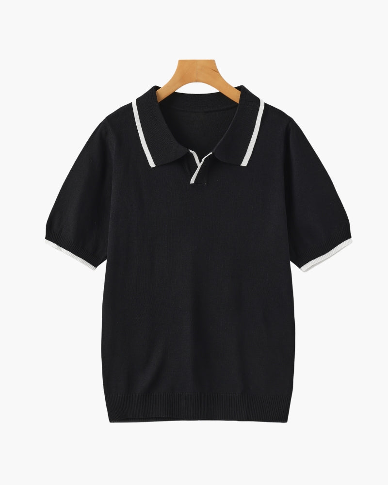 The Alderley Polo – Refined Contrast, Everyday Sophistication
